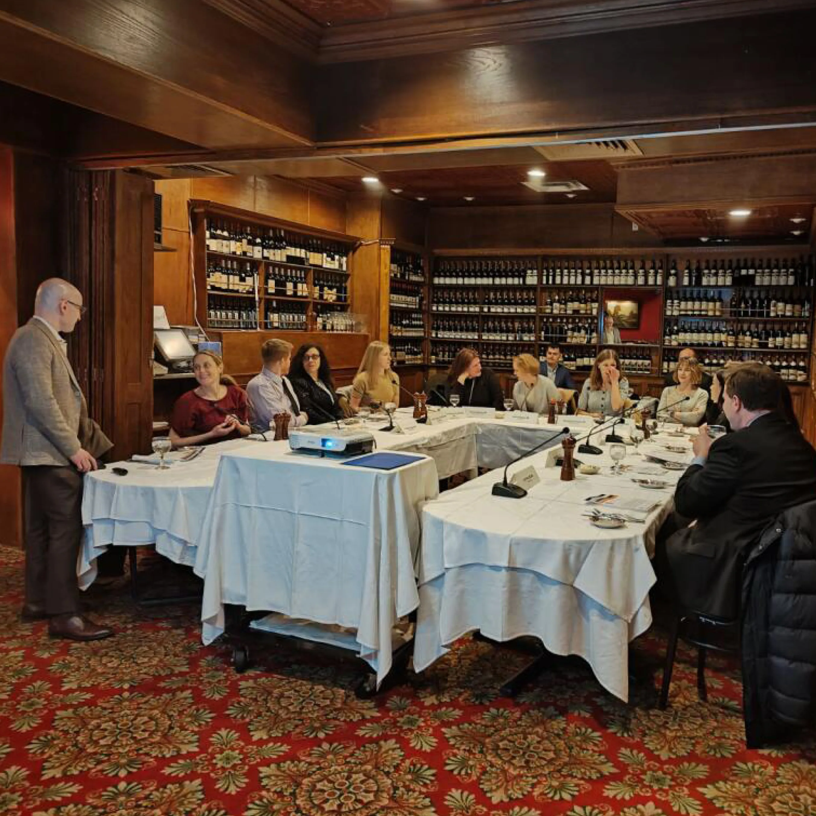Elegant private dining room